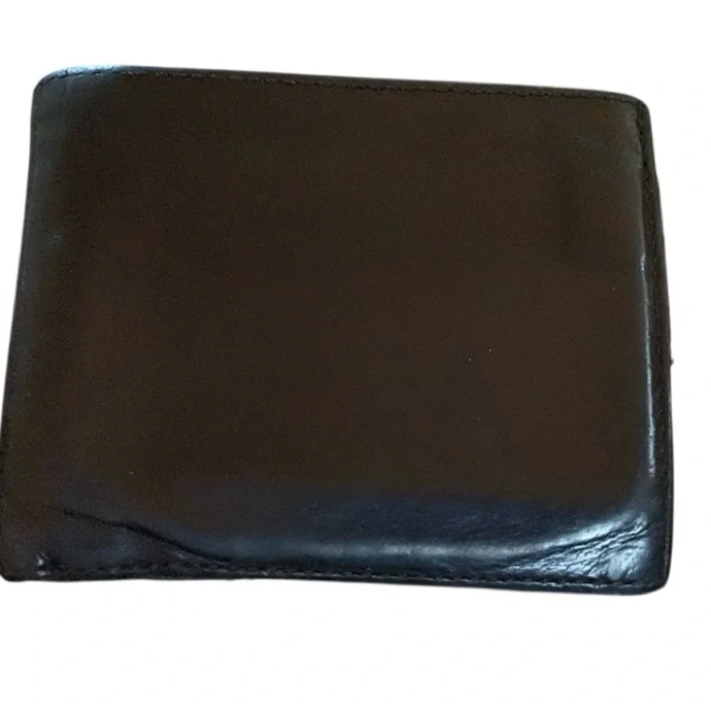 Coach Sleek Black Leather Wallet gently used